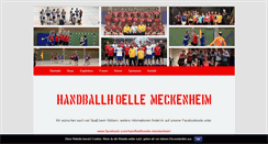 Desktop Screenshot of handballhoelle-meckenheim.de